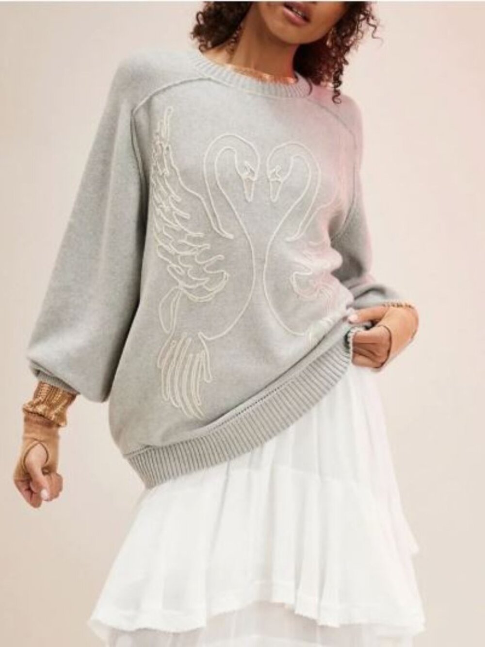 Free People We The Free Swan Sweater